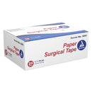 dynarex® Paper Medical Tape, 1/2 Inch x 10 Yard, White, 288/CS