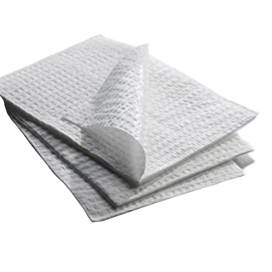 Graham Medical Nonsterile White Procedure Towel, 13-1/2 x 18 Inch, 500/CS
