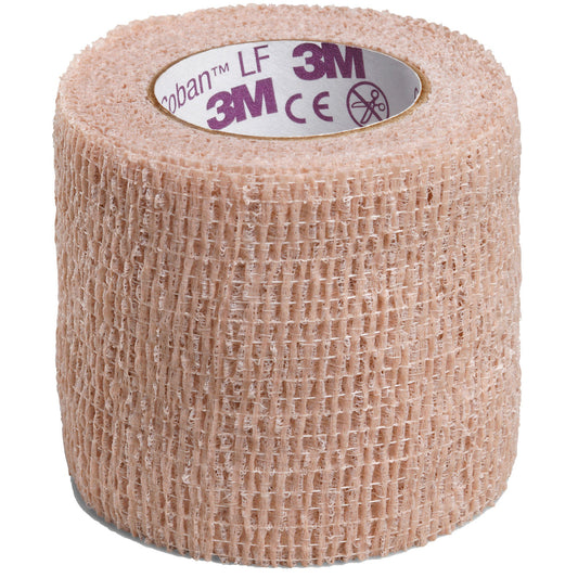 3M™ Coban™ Lf Self-Adherent Closure Cohesive Bandage, 2 Inch X 5 Yard, Tan, 36/Cs