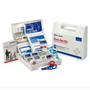 First Aid Only® Ten-Person First Aid Kit, Plastic Case with Dividers, 10/CS