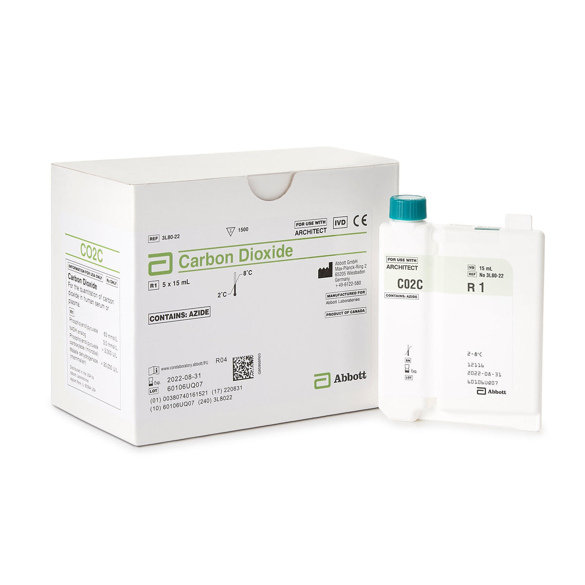 Architect™ Reagent, Carbon Dioxide (CO2) test, 1/BX