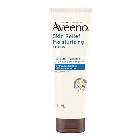 J&J Aveeno Skin Moisturizers Lotion Skin Relief Ff 18Oz3/Bx 4Bx/Cs -004267 - BriteSources