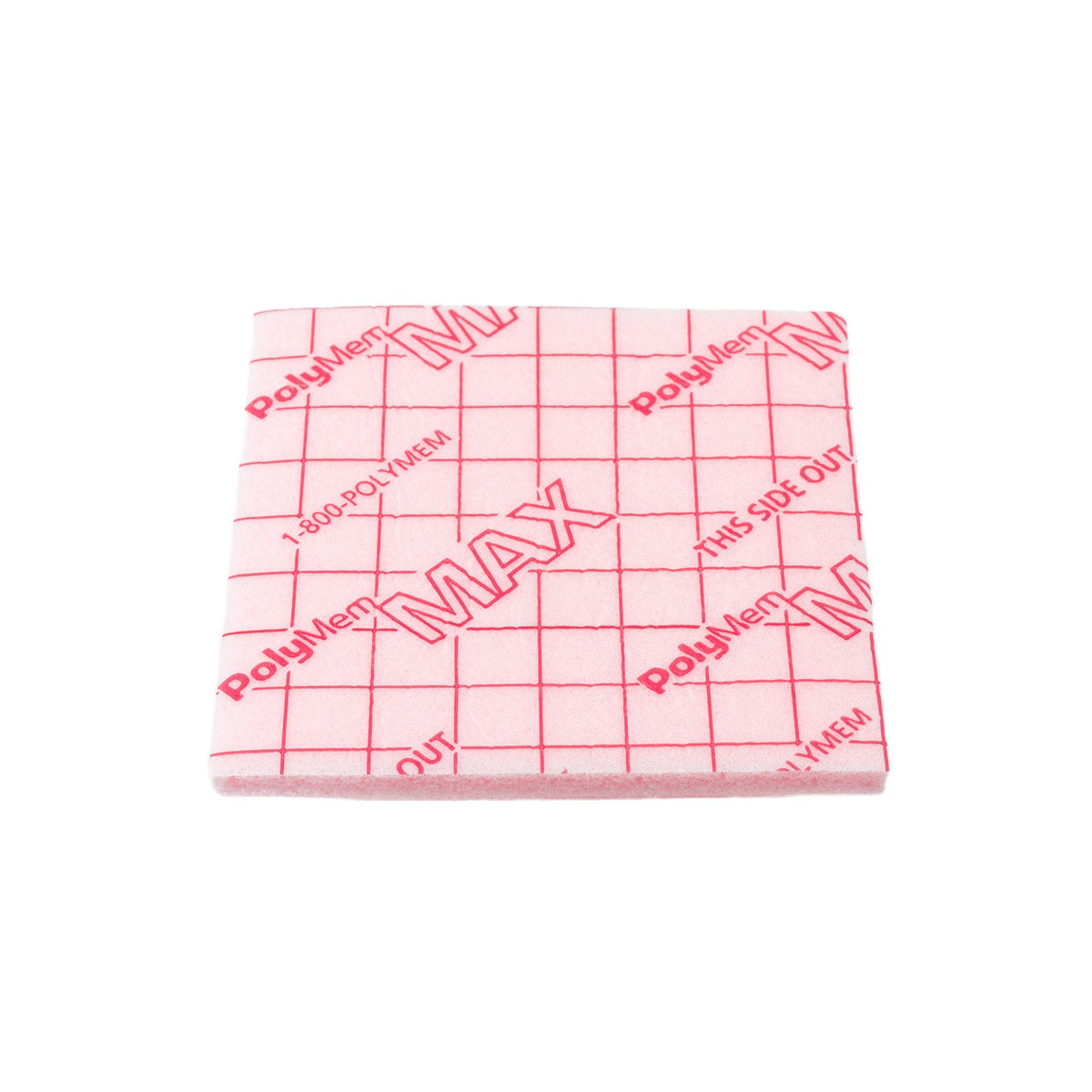 Polymem® Max® Nonadhesive Without Border Foam Dressing, 3 X 3 Inch, 40/Cs