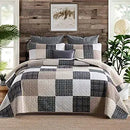 QUILTED BEDSPREAD, 50% COTTON/50% POLYESTER, 81" X 110", CHIANTI, SOLD AS EACH LEW 10000063