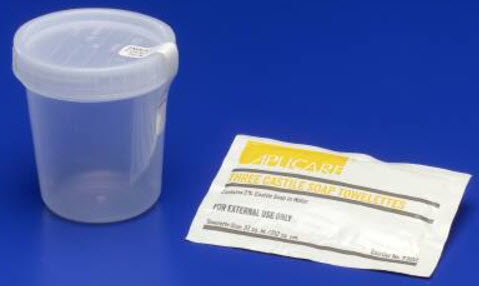 Cardinal Health Urine Collection Kit Collection Urine Catch W/Towelette 48/Cs -5204