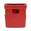 Nesar Systems Replacement Radioactive Sharps Container, 1 Gal., 8.5 x 4 x 9 Inch, 1/EA