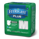 FitRight™ Plus Anti-Leak Guard Briefs, Medium, 80/CS