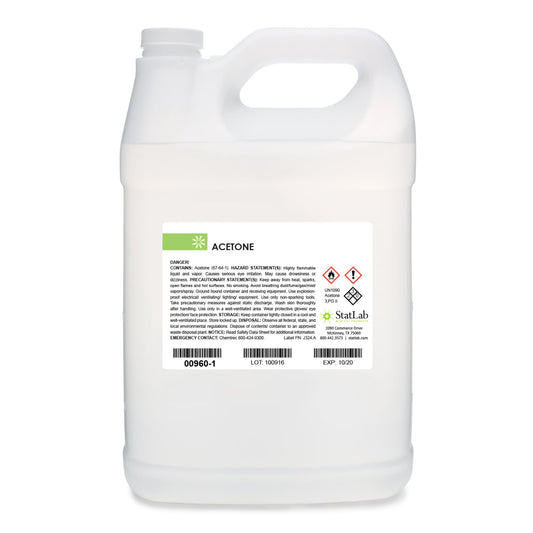 Reagent, Acetone Acs Grade 16Oz, 1/Ea