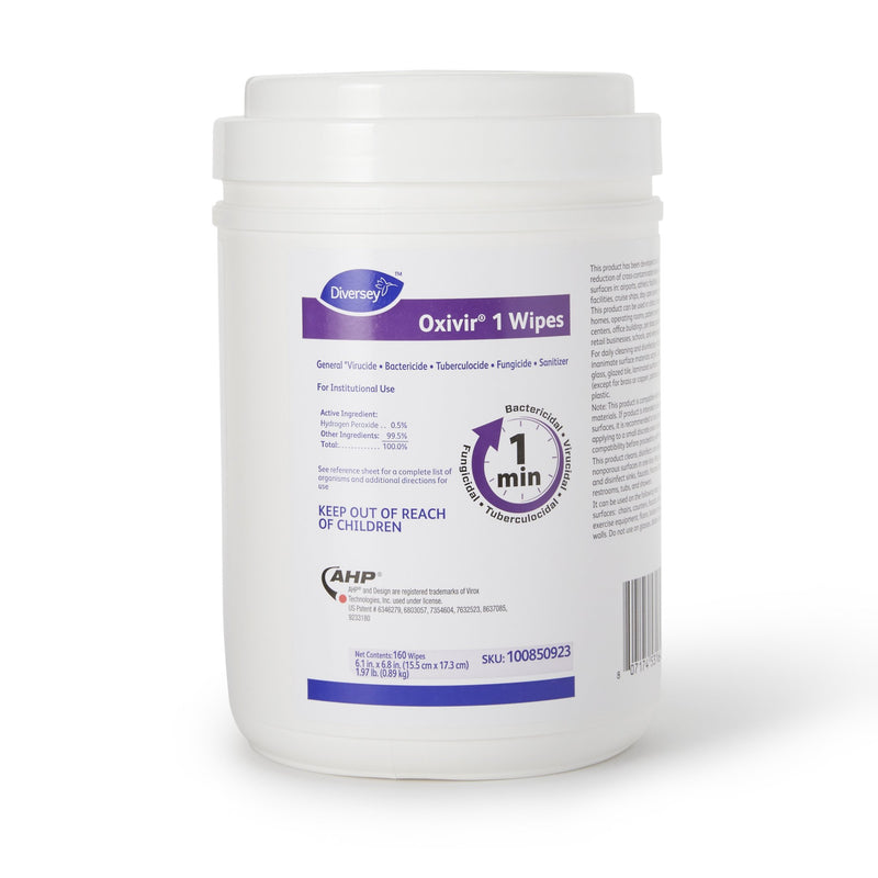 DIVERSEY™ OXIVIR® 1 SURFACE DISINFECTANT WIPES, SOLD AS 1920/CASE LAGASSE DVO100850923