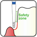 Torpedo, Long Neck 1.1 mm Dia. Extra Fine Grit Diamond Bur 5 per pack. 534.11EF1 - Osung USA