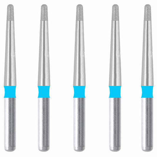 Torpedo, Long Neck 1.1 mm Dia. Medium Grit Diamond Bur 5 per pack. 534.11M1 - Osung USA