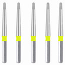 Torpedo, Long Neck 1.1 mm Dia. Extra Fine Grit Diamond Bur 5 per pack. 534.11EF1 - Osung USA