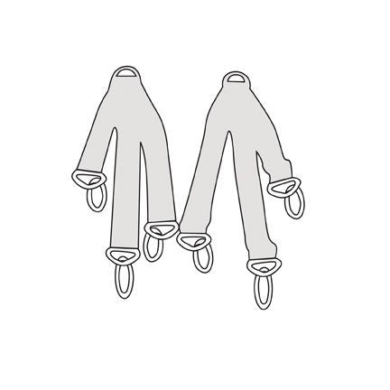 Straps, F/Patient Slings (1/St) Drvmed, 1/St