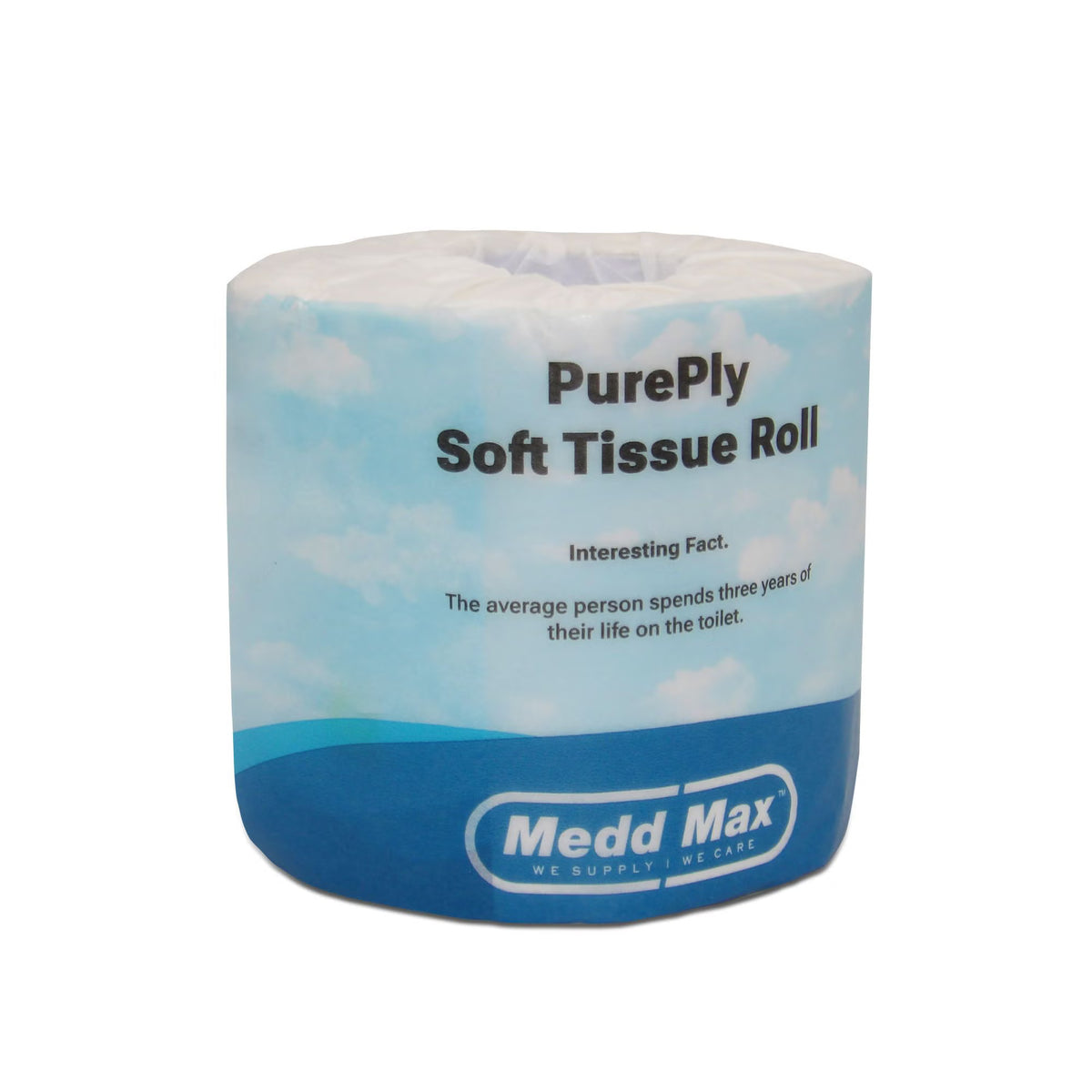 Tissue, Toilet Pureply 2-Ply Wht (500Shts/Rl 96Rl/Cs), 96/Cs