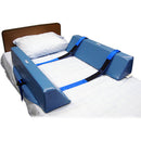 Skil-Care™ Foam Double Bolster Roll-Control System, 34 x 8 x 7 Inch, Blue, 1/PR