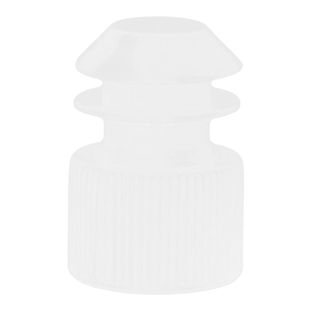 McKesson Flanged Plug Cap, White, Polyethylene, for Use with 13 mm Tubes, 20000/CS