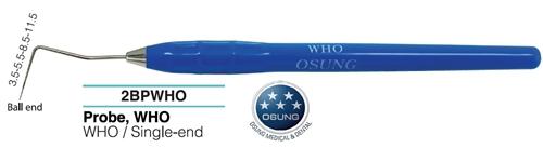 Dental Ball End Probe, Autoclavable Silicone Handle, PWHO - Osung USA