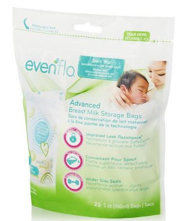 Evenflo® Breast Milk Storage Bag, 300/Cs