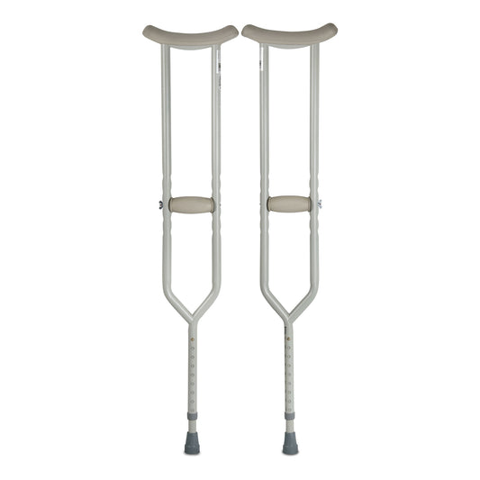 McKesson Underarm Crutches, 5'2" – 5'10", 1/PR
