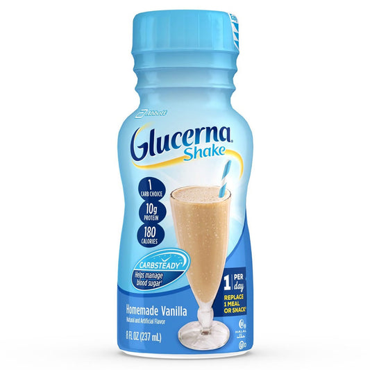 Glucerna® Original Shake, Vanilla Flavor, 8-ounce bottle, 24/CS