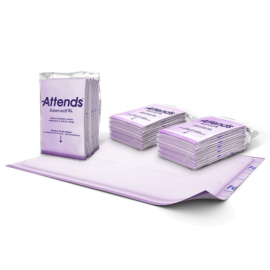 Attends® Supersorb™ Bariatric Xl Premium Underpad, 36 X 51 Inch, 5/Bg
