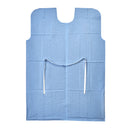GRAHAM MEDICAL PATIENT EXAM GOWN, MEDIUM/LARGE, BLUE, SOLD AS 50/CASE GRAHAM 70228N