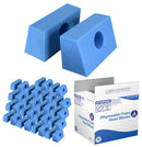 Dynarex Foam Head Block Foam Head Block, Blue, Disposable, 18/Cs -5626 - BriteSources