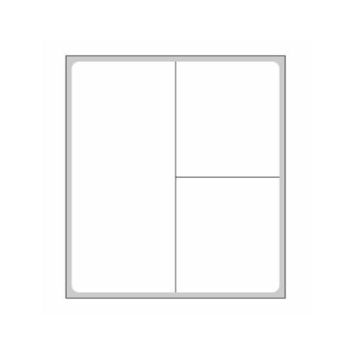 Label, Direct Thermal Perm Paper 3/4 Core 2"X1.9375", 1/Rl