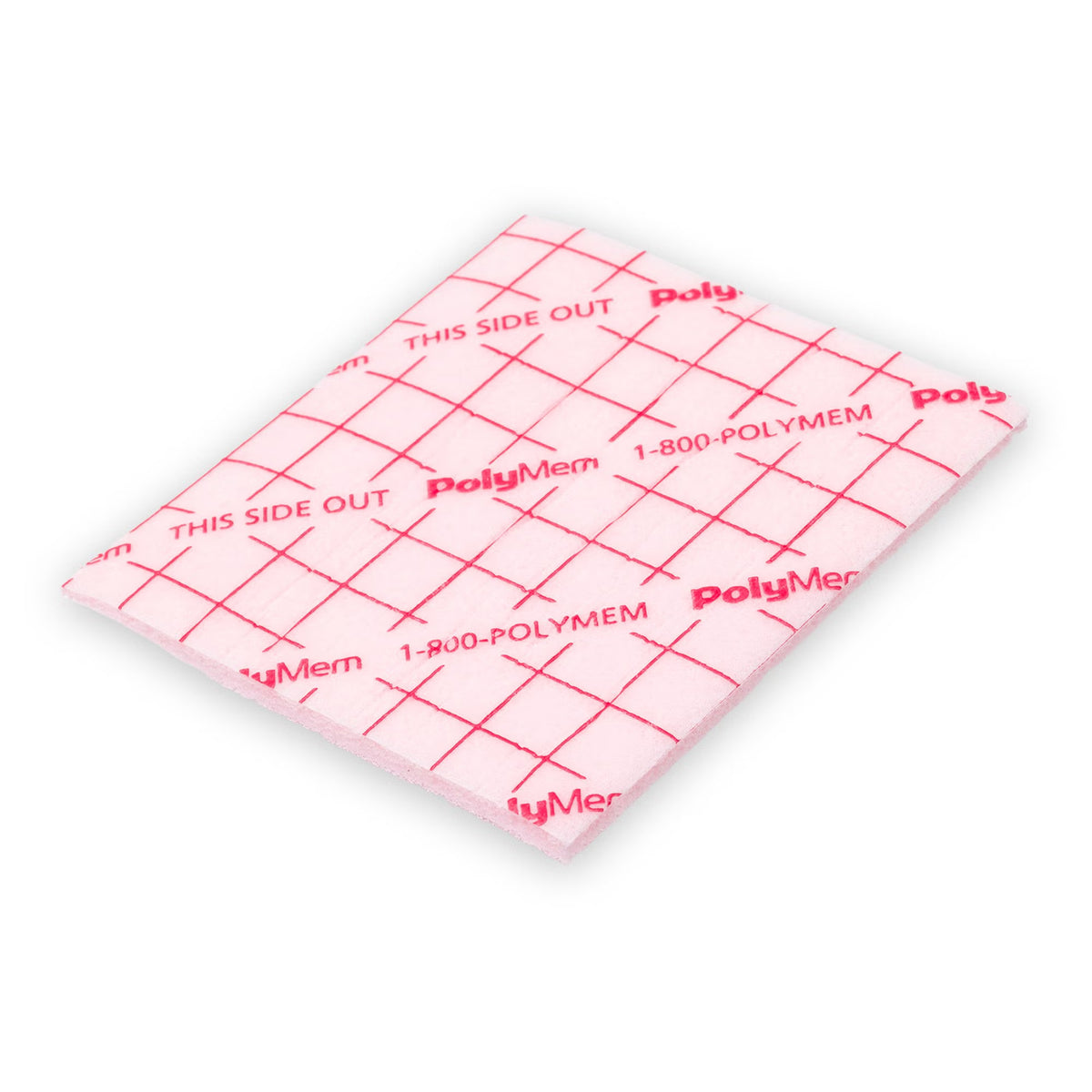 Polymem® Nonadhesive Without Border Foam Dressing, 3 X 3 Inch, 60/Cs