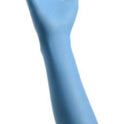 Cardinal Health™ Decontamination Extended Cuff Length Exam Glove, Medium, Blue, 50/BX