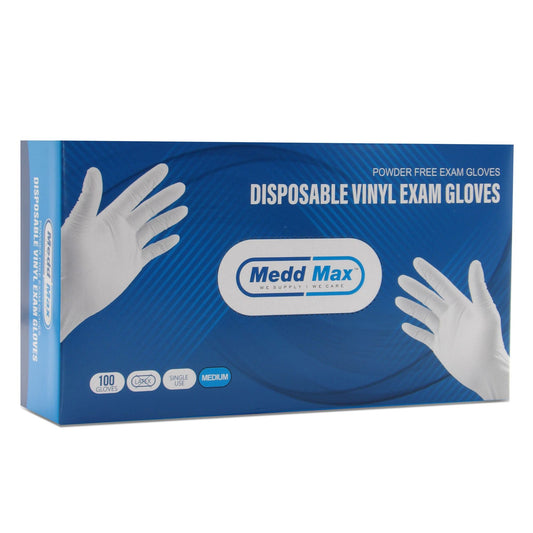 Glove, Exam Vinyl Med (1000/Cs), 1000/Cs