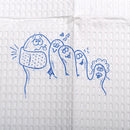McKesson Nonsterile White / Blue Cartoon Toes Procedure Towel, 13 x 18 Inch, 500/CS