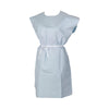 Tidi® Patient Choice Exam Gown, Medium, Blue, 50/CS