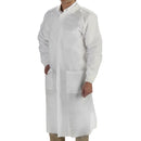 LABMATES® LAB COAT, WHITE, SMALL, SOLD AS 50/CASE GRAHAM 85172