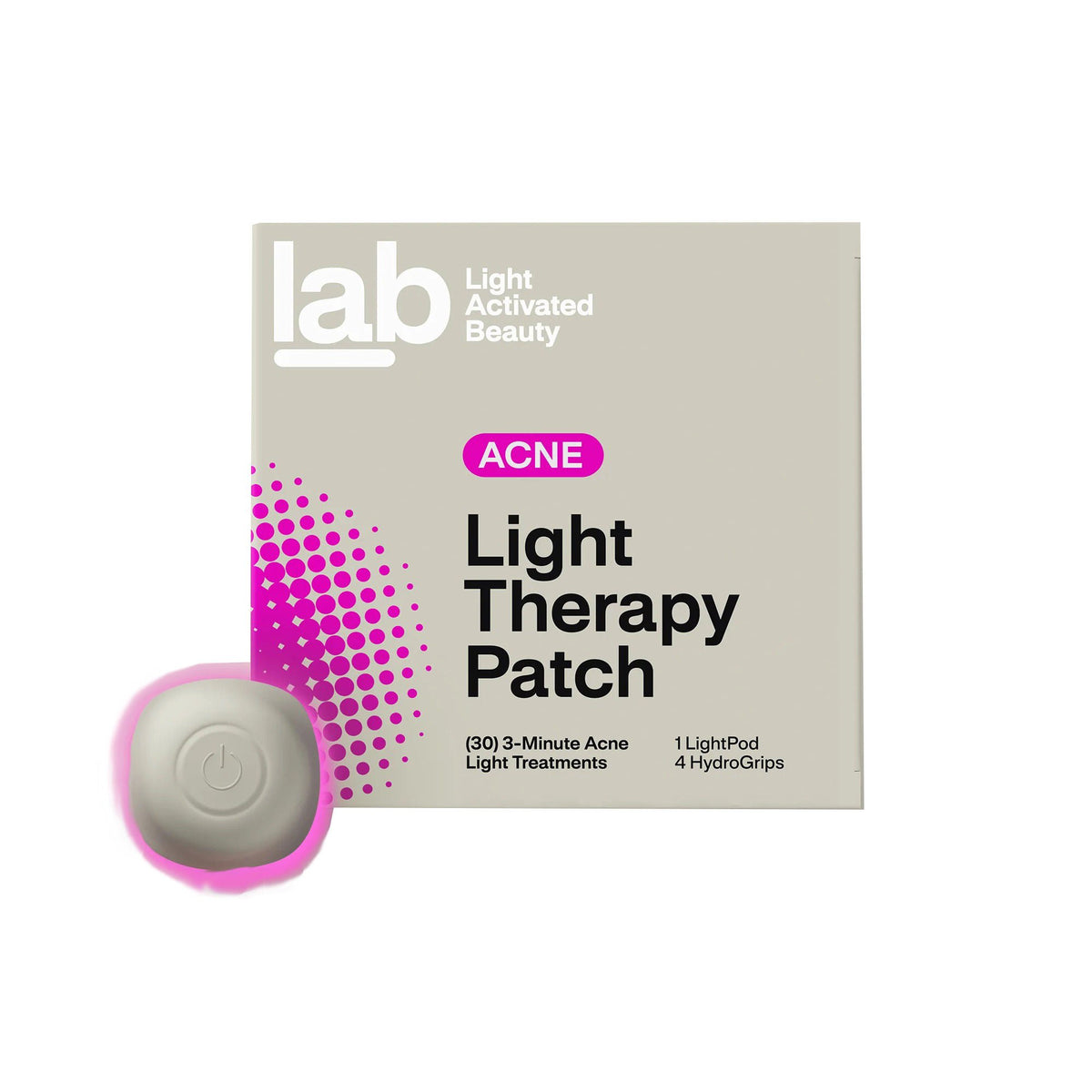 Lab Acne Light Therapy Patch Acne Treatments With Lightpod And Four Hydrogrips, 1/Ea