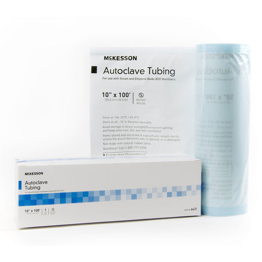 McKesson Sterilization Tubing for Steam and Ethylene Oxide (EO) Sterilizers, 4/CS