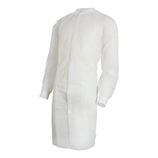 Mckesson Lab Coat, Large / X-Large, White, 10/Bg