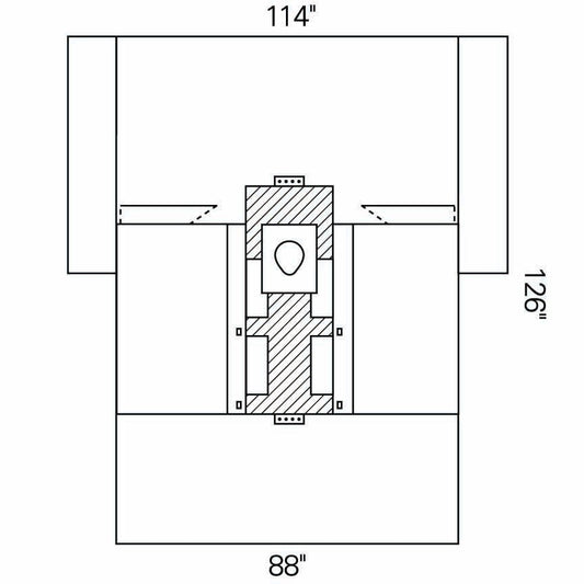 Sheet, Hip W/Pckt (6/Cs)Kimclk, 6/Cs