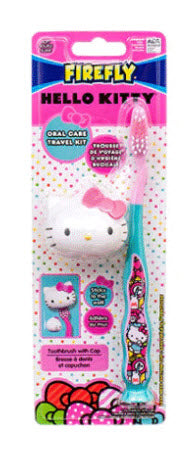 Dr. Fresh Children'S Travel Toothbrush Toothbrush Children Travel Kithello Kitty 12/Pk 2Pk/Cs -581024-24