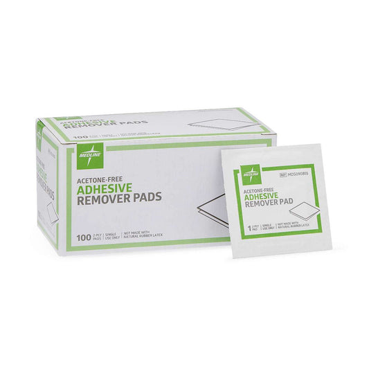 Medline® Adhesive Remover, 1¼ X 1½ Inch Wipe, 1/Bx