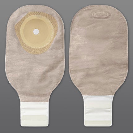 Premier™ One-Piece Beige Filtered Colostomy Pouch, Pre-cut to Fit 35 mm Stoma, 10/BX
