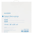 MCKESSON PATIENT BELONGINGS BAG WITH SNAP CLOSURE, SOLD AS 250/CASE MCKESSON 30471100