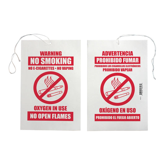 Sunset Oxygen In Use Sign, 6 X 9 Inch, 50/Pk