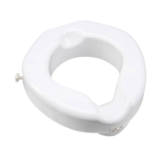 Carex® Bariatric Safe Lock Raised Toilet Seat, 1/Ea