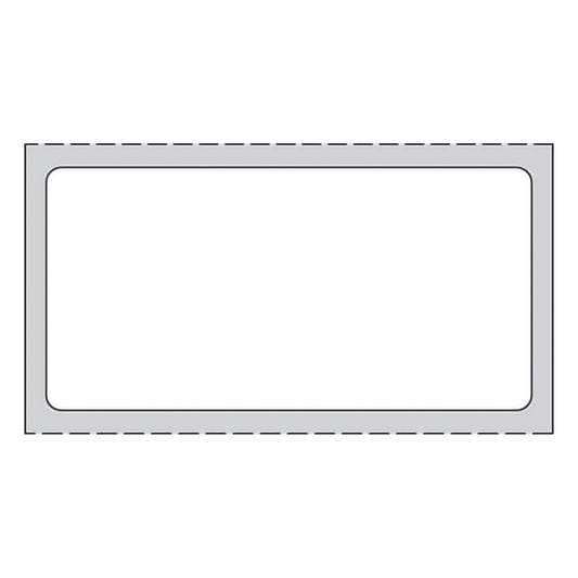 Pdc® White Blank Thermal Label, 1 X 2 Inch, 10400/Cs
