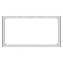 PDC® White Blank Thermal Label, 1 x 2 Inch, 1300/RL