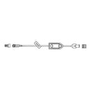 MCKESSON IV EXTENSION SET, STANDARD BORE 10-INCH TUBING, 0.2 MICRON FILTER, SOLD AS 50/CASE MCKESSON MS422