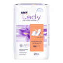 SENI® LADY MODERATE ABSORBENCY BLADDER CONTROL PADS, REGULAR, SOLD AS 168/CASE TZMO S-3P28-PS1