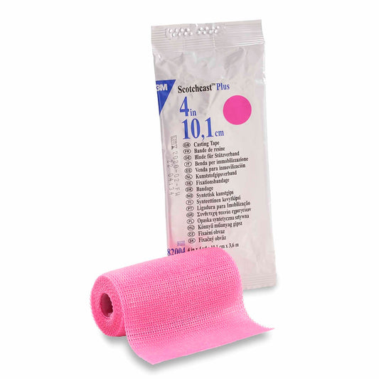 3M™ Scotchcast™ Plus Bright Pink Cast Tape, 4 Inch X 4 Yard, 10/Bx