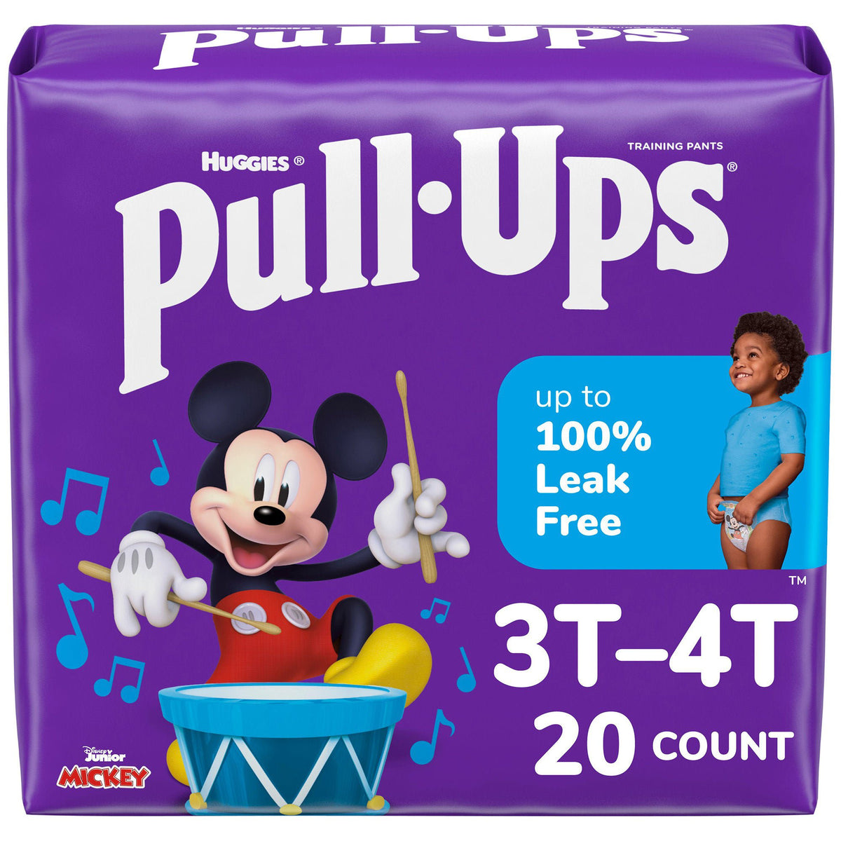 Huggies Pull-Ups® Learning Designs® for Boys Training Pants, 3T to 4T, 80/CS